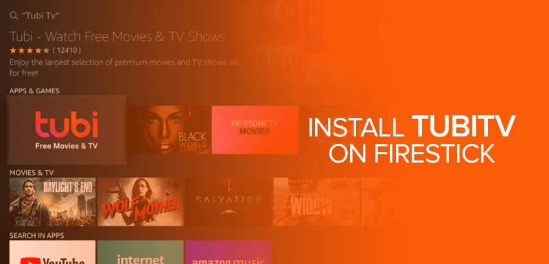Install TubiTV on Firestick