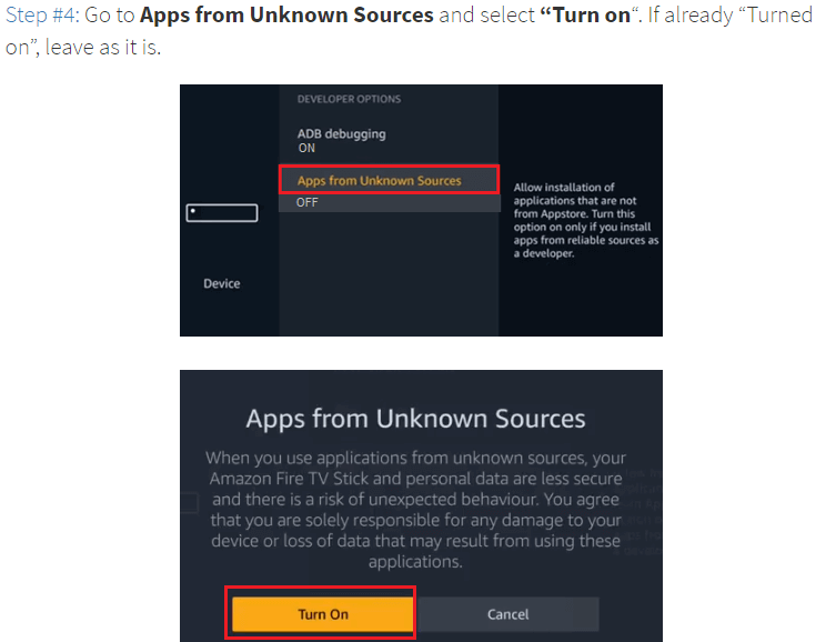 Step 4 Go To Apps From Unknown Sources