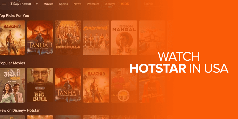 Watch Hotstar in USA