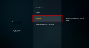 Firestick Restart