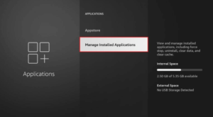 Manage Installed Applications