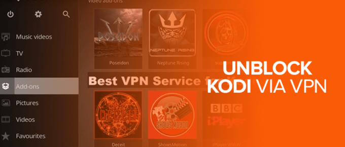 Unblock Kodi via VPN