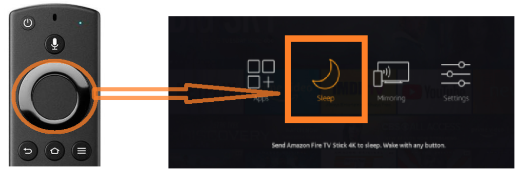 Sleep option on Fire TV