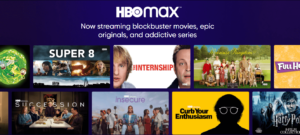 HBO Max home page