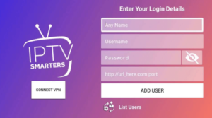 IPTV Smarters login details