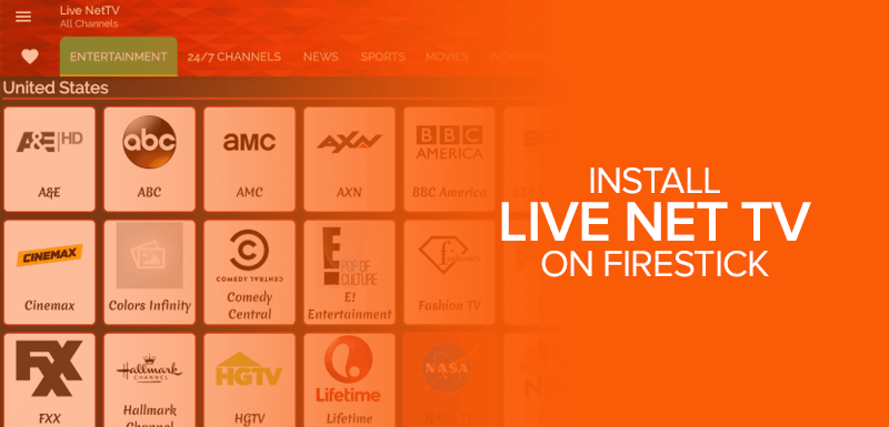 Install Live Net TV on Firestick
