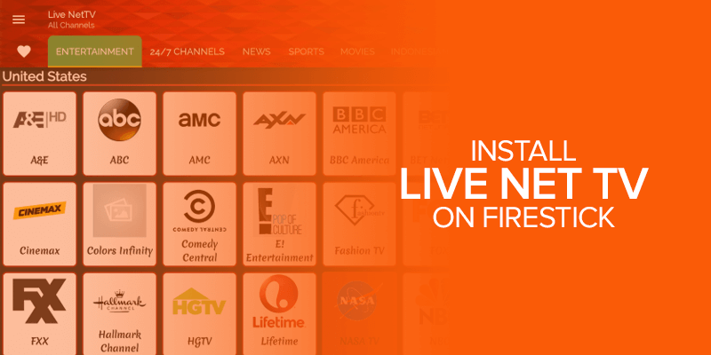 Install Live Net TV on Firestick