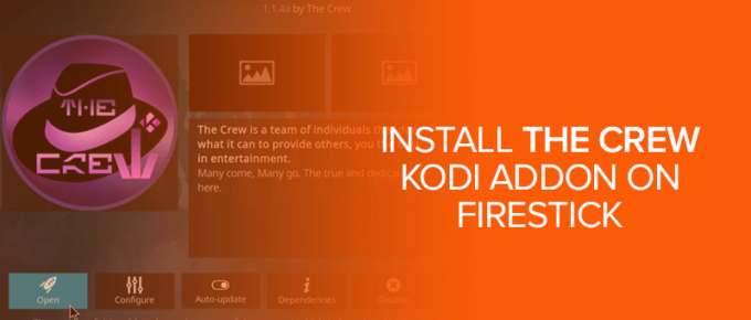 Install the Crew Kodi Addon on Firestick