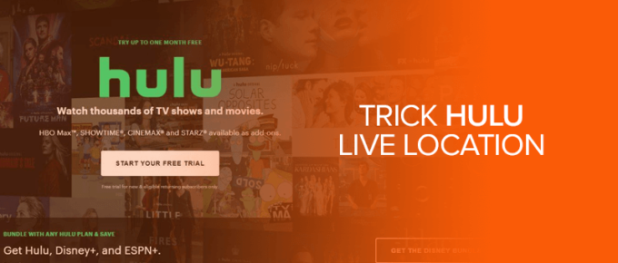Trick Hulu Live Location