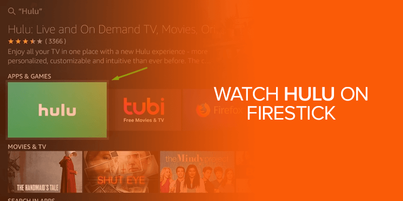 Watch Hulu on Firestick