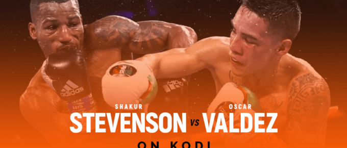 Watch Shakur Stevenson vs Oscar Valdez on Kodi