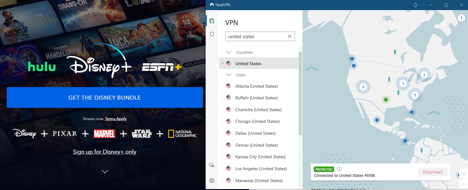 NordVPN Disney Plus