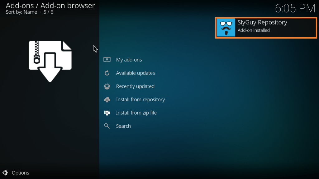 SlyGuy add on installed