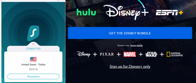 Watch Disney Plus with Surfshark