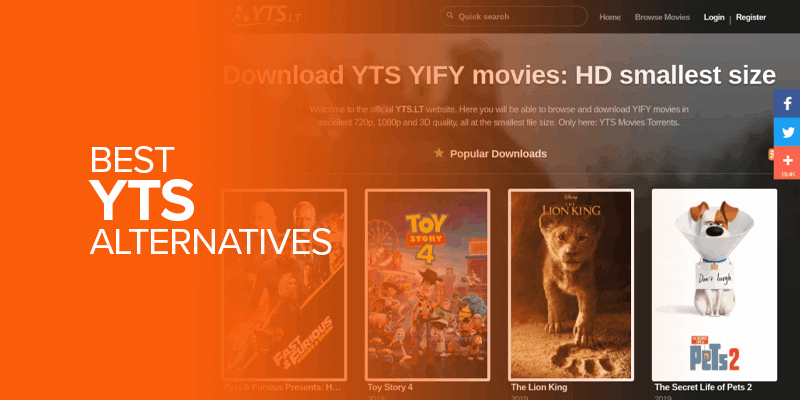 Best YTS Alternatives