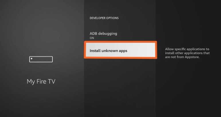 Install Unknown Apps on FireTV