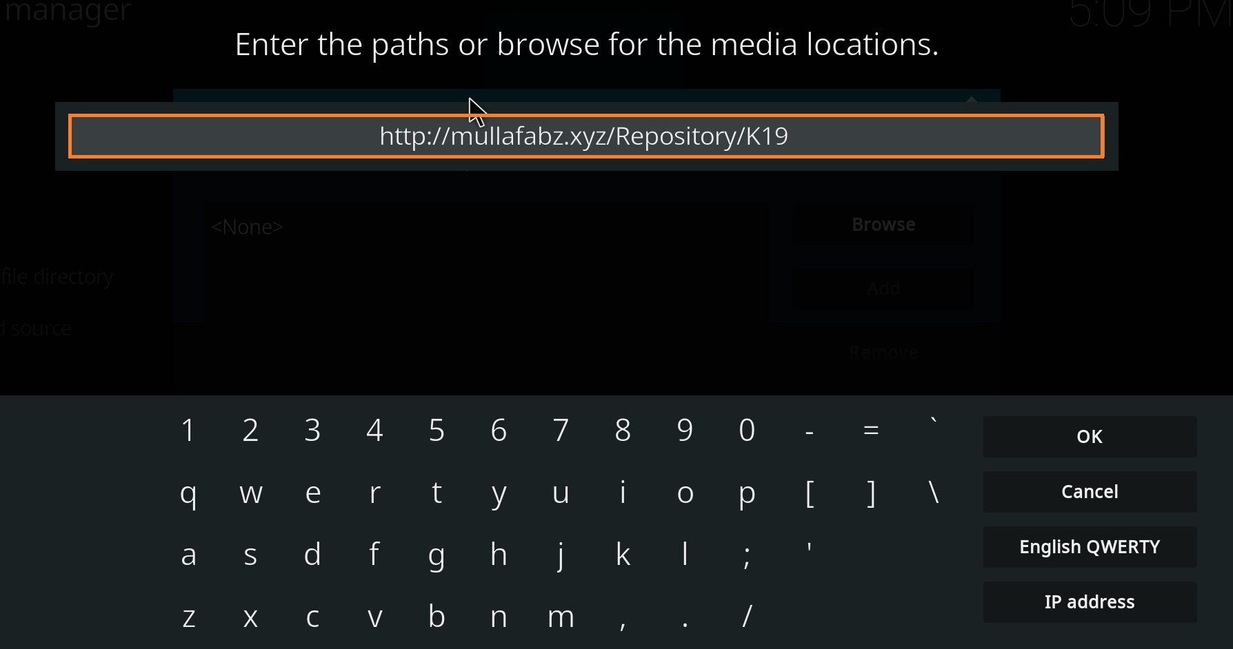 enter the mullafabz repository URL
