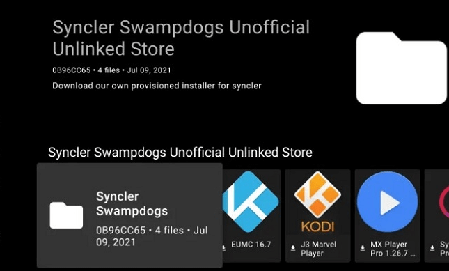 Syncler Swampdogs Unofficial Unlinked Store