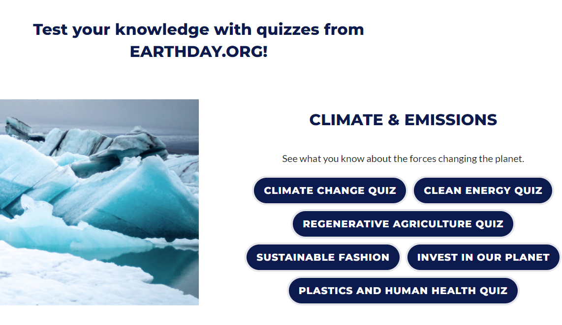 Earth Day Quiz