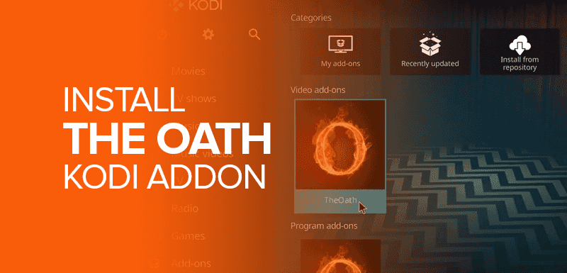 Install the Oath Kodi Addon