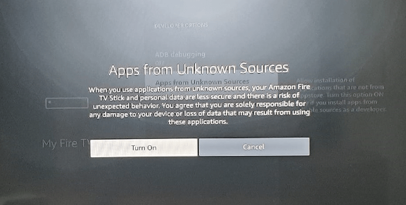 Turn On Apps From Unknown Sources