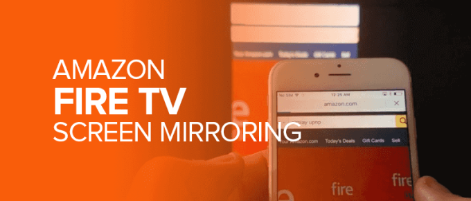 Amazon Fire TV Screen Mirroring