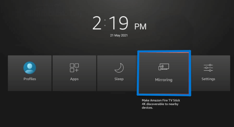 Fire TV Mirroring from PC