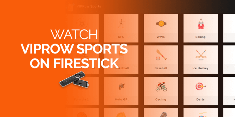 Watch VIPRow Sports on Firestick
