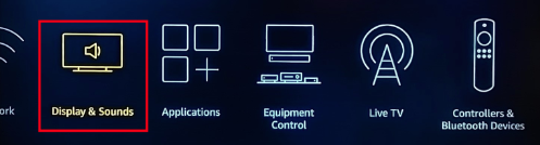 Select display and sound