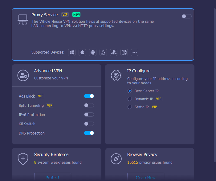 iTop VPN Privacy Protection