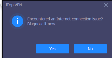 iTopVPN Connection Error