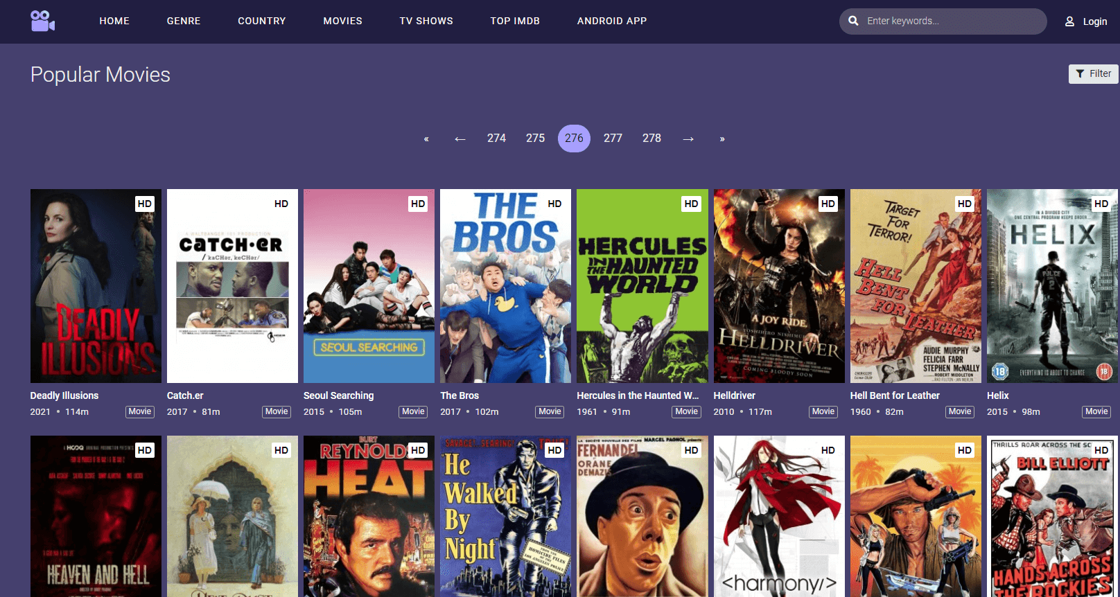 MoviesJoy Home Page