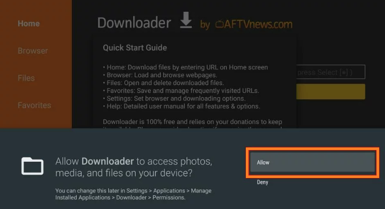 Allow Downloader Permissions