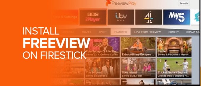 Install Freeview on Firestick