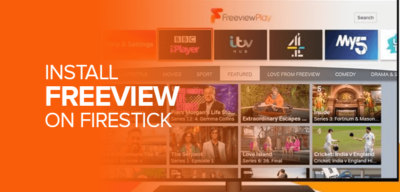Install Freeview on Firestick