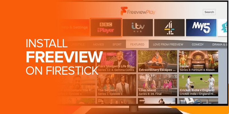 Install Freeview on Firestick