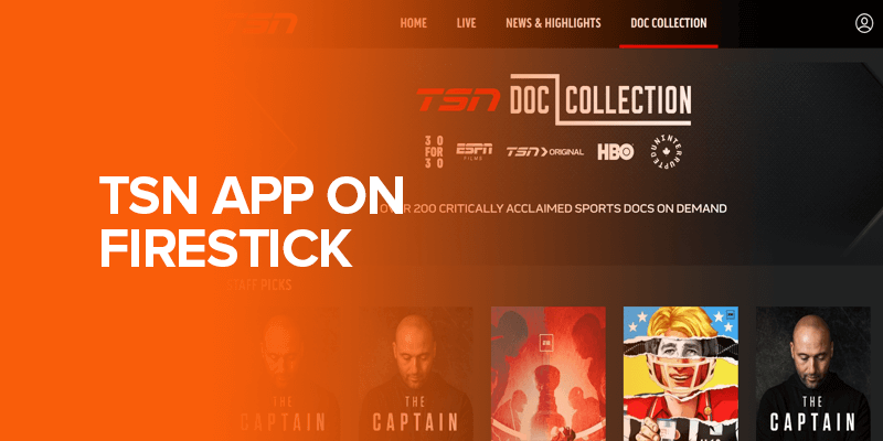 TSN App on Firestick