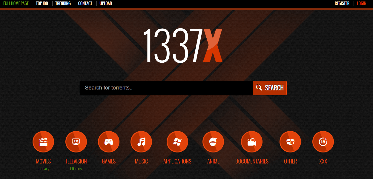 1337x homepage