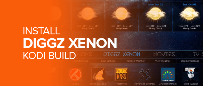 Install Diggz Xenon Kodi Build