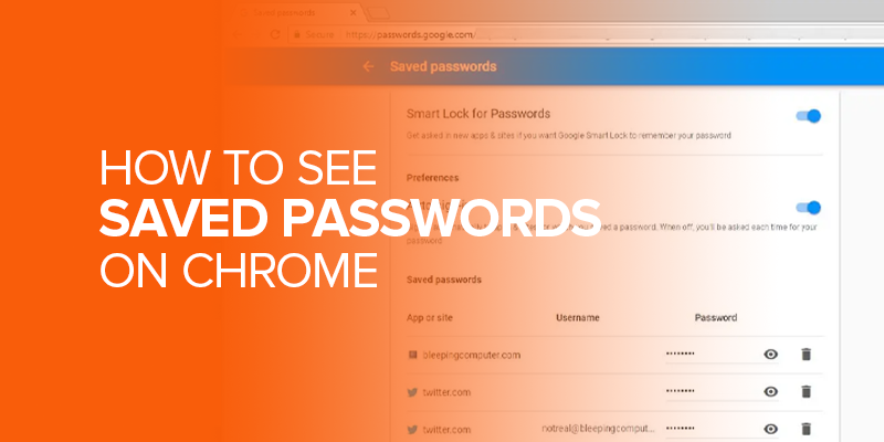 How to See Saved Passwords on Chrome