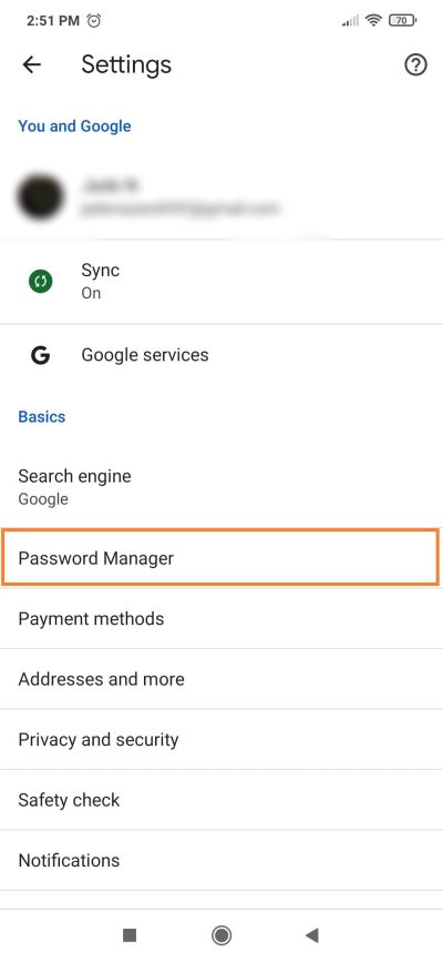 Select Password Manager