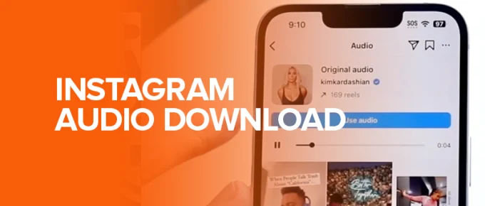 Instagram Audio Download Banner